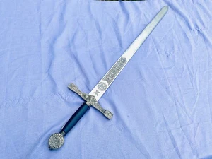 41” EXCALIBUR King Arthur Sword Replica Prop Classic 1981 Film 31.5” Blade 4lbs - Picture 1 of 10
