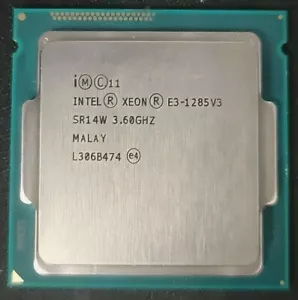 Intel Xeon E3-1285 v3 LGA 1150 CPU Processor 3.6GHz UP to 4.0GHz Quad Core 8MB - Picture 1 of 1