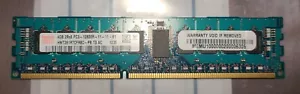 Hynix 4GB HMT351R7CFR8C-PB 2Rx8 PC3-12800R DDR3 ECC Reg RDIMM Server Memory RAM - Picture 1 of 1