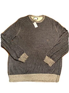 NUEVO CON ETIQUETAS EXPRESS Suéter Azul Algodón Para Hombre Manga Larga Cuello Redondo Talla M - Imagen 1 de 7