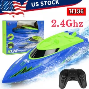 Cheerwing 2.4Ghz RC Boat 10KM/H High Speed Remote Control Boat Toy Gift for Kids - Picture 1 of 14