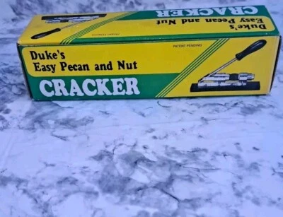 DUKE'S Easy Pecan & Nut Cracker,Metal with Wood Handle & Wood Base w/ box - Image 1 of 4