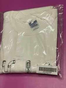 Gildan A Series of Tubes T-Shirt White M Internet Humor Geek Tee NEW Unused - Picture 1 of 1