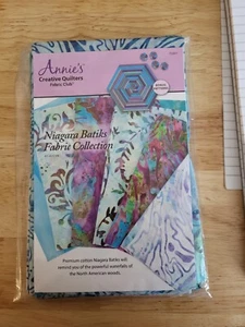 New Annie's Creative Quilters Fabric Club Niagra Batiks - Picture 1 of 1