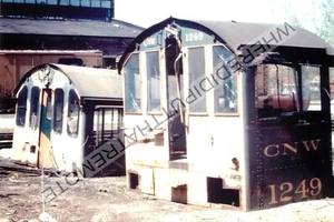 Chicago & Northwestern CNW 1249 1266 Cabs Oelwien IA 5-5-74 - Picture 1 of 2
