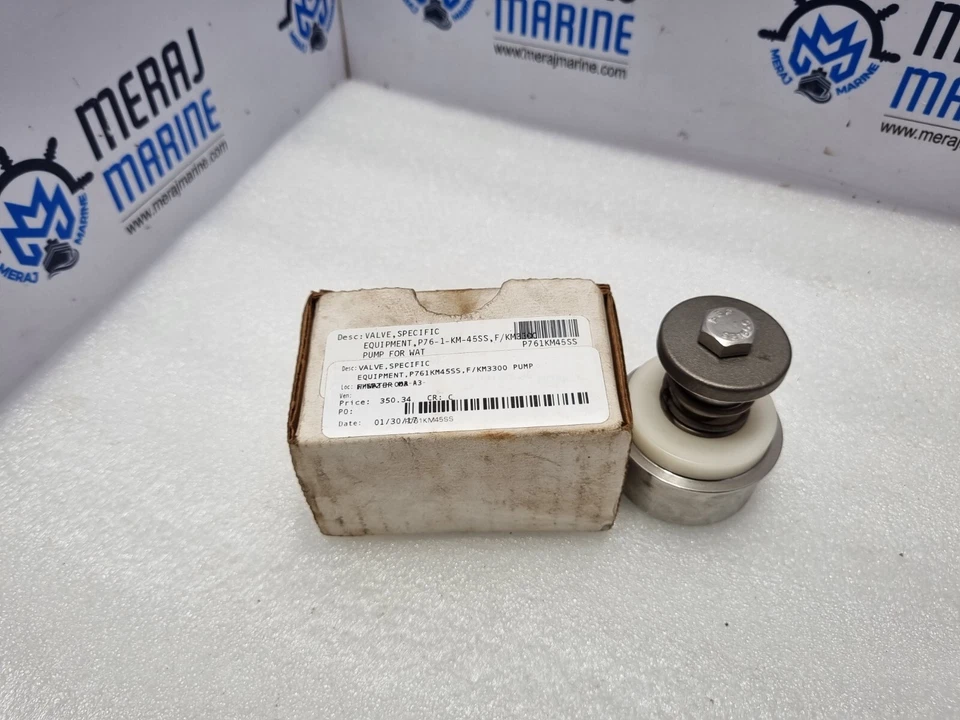 Kerr P76-1-KM-45 SS Valve KM3300 Pump P761KM45SS - Image 1 of 4