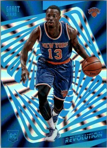 2015-16 Panini Revolution Sunburst Knicks Basketball Card #132 Jerian Grant /75