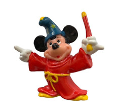 Vintage Mickey Mouse Sorcerer's Apprentice 2” PVC Figure Toy Hong Kong