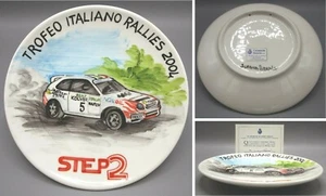 Piatto ceramica "TROFEO ITALIANO RALLIES 2004 - STEP 2 - TOYOTA COROLLA WRC" - Picture 1 of 1