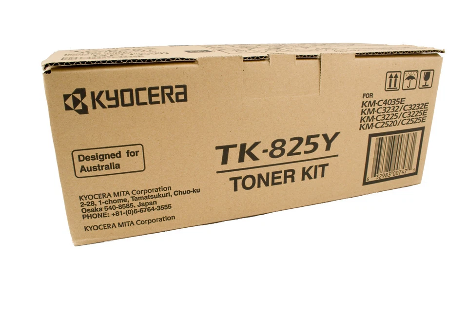 Tóner original Kyocera TK-825Y 1T02FZAEU0 amarillo artículo A