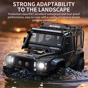 MJX H8H+ 1/8 RC Double Pickup 4WD V2 Remote Control Rock Crawler Car Model RTRQs - Picture 1 of 17
