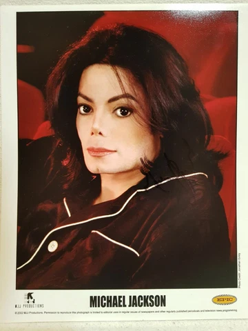 Michael JACKSON Original Autograph Signed King Of Pop Postcard Girls Cover
