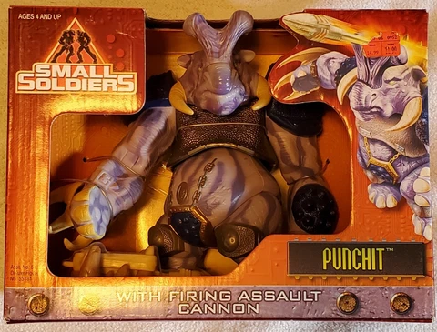 Small Soldiers Punchit Figure NIB MIB 1998 Kenner RARE Promo Cover