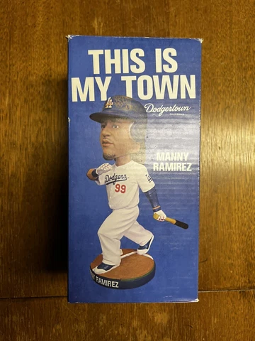 Manny Ramirez 2009 LA Dodgers GRAND SLAM HOME RUN GAME Bobble Bobblehead SGA Cover