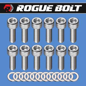 LS1 HEADER BOLTS STAINLESS STEEL KIT LSX LS2 LS3 LS6 LS7 VORTEC 4.8 5.3 6.0 6.2L - Picture 1 of 1