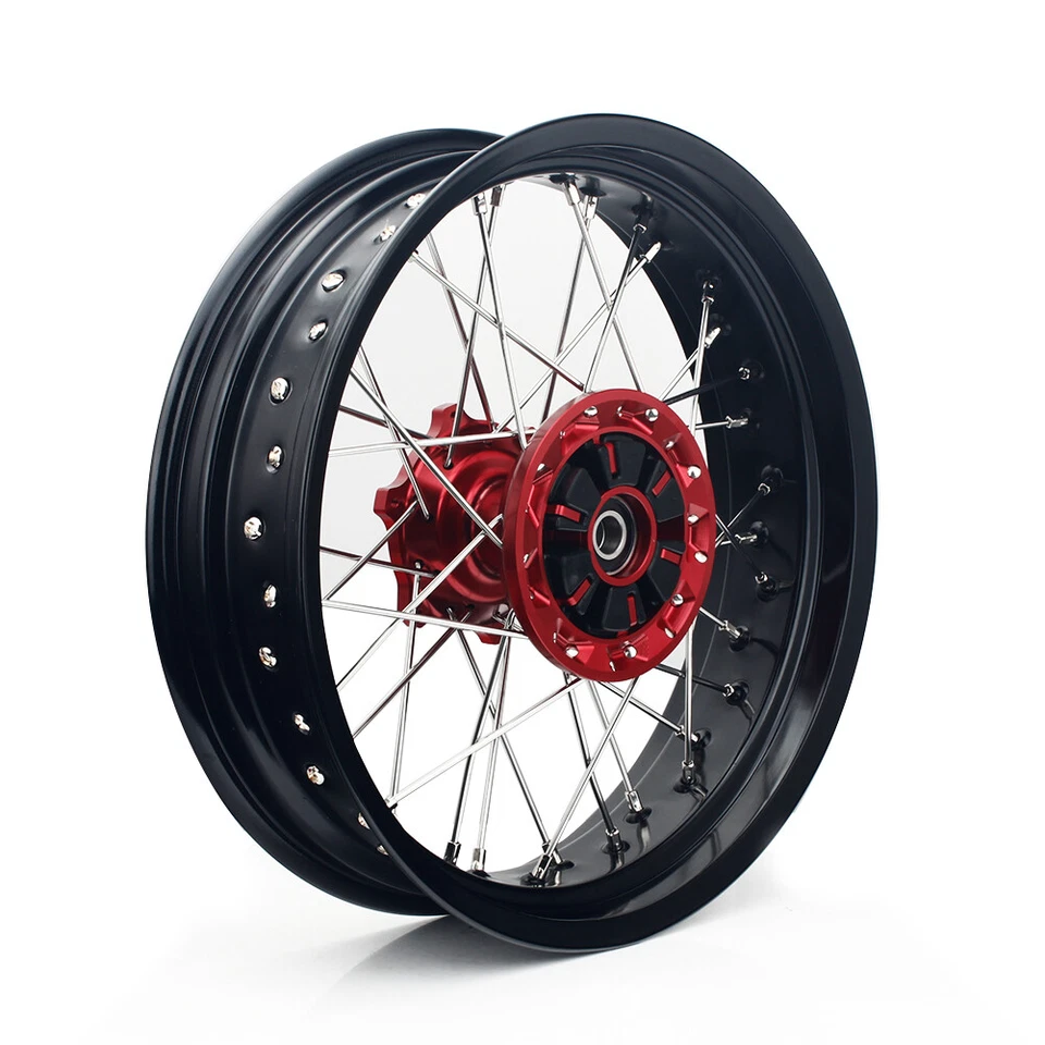 DR-Z 400 SM For Suzuki 17"x3.5" Supermoto Front Wheel DRZ400SM 00-24 DRZ 400 E S Foto 1 de 3