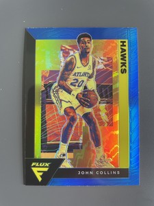 2020-21 Panini Flux Blue Prizm John Collins Atlanta Hawks #5