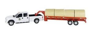 Rimorchio fieno Big Country Toys con balles scala 1:20 NUOVO IN SCATOLA, spedizione gratuita! #440 - Foto 1 di 7