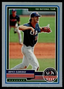 2023 Panini Estrellas y Rayas BRYCE EDLRIDGE PLATA PRIZM #47 - Imagen 1 de 2