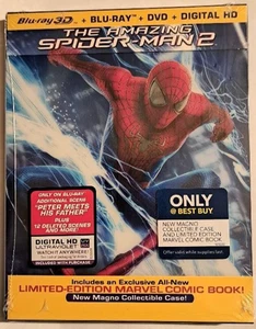 The Amazing Spider-Man 2 w/Magno Case (Blu-ray 3D + Blu-ray + DVD + Digital HD) - Picture 1 of 2