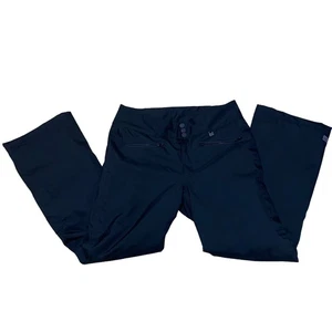 NILS Cargo Style Fully Lined Ski Pants Weatherproof Breathable Black Size 12 - Picture 1 of 14