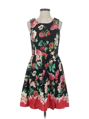 Yumi Women Black Casual Dress 2 - Image 1 of 4