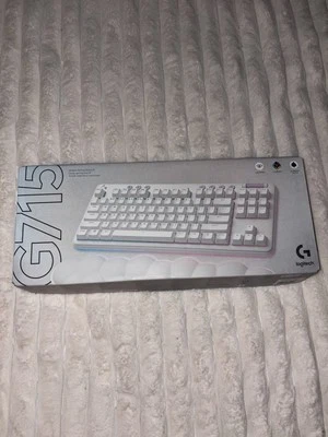 Logitech G715 Wireless Mechanical Gaming Keyboard GX Brown Switch - White Mist - Image 1 of 4