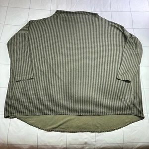 Bryn Walker Tunika Oberteil Damen XL grün schwarz Hahnentritt Dimitri Nicola Pullover  - Bild 1 von 8