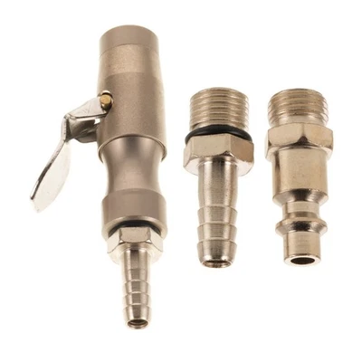  Tire Inflation Nozzle Locking Air Chuck for Tires Clamp-on Compressor Pressure - Imagen 1 de 4