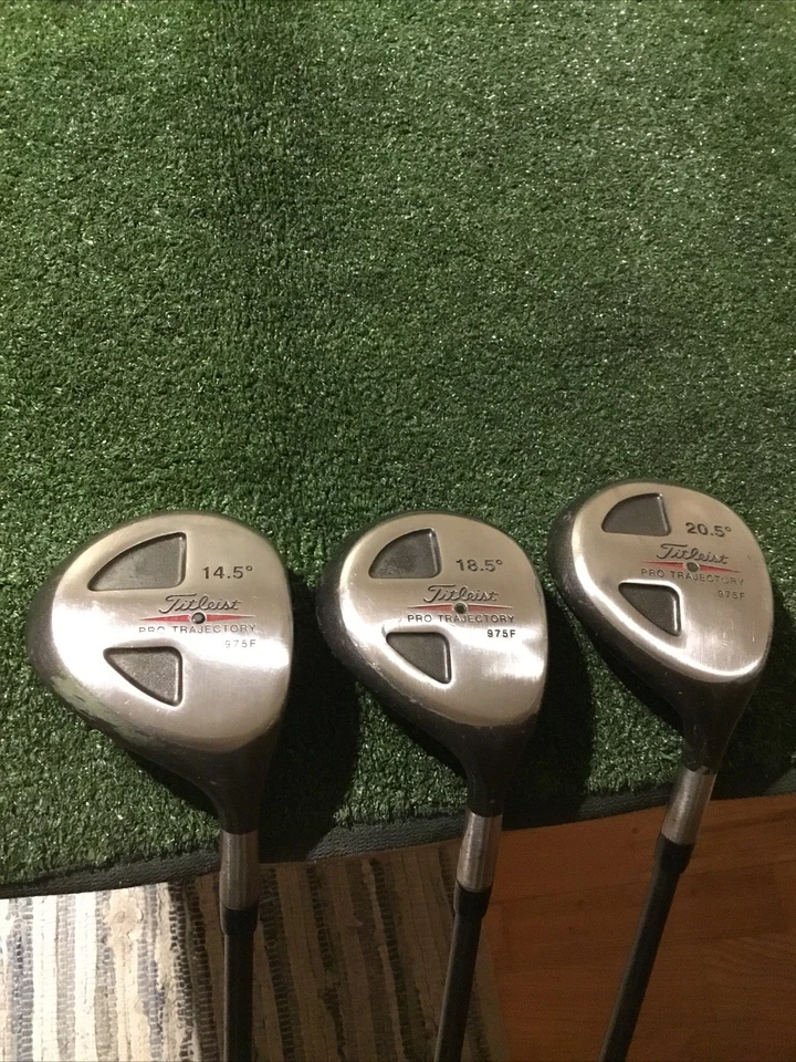 Графитовый набор вудов Titleist Pro Trajectory 975F 14,5* FW, 18,5* FW, 20,5* FW Reg - Изображение 1 из 4