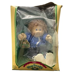 Cabbage Patch Kids Doll 1985 Denton Ethan Coleco Birth Certificate W Box - Picture 1 of 11