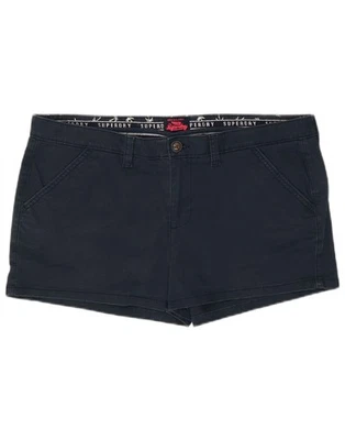 SUPERDRY Womens Casual Shorts W36 XL Navy Blue Cotton LX04 - Image 1 of 3