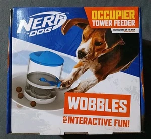 Nerf Dog Occupier Tower Feeder - Interactive Wobble Treat Dispenser ***NEW*** - Picture 1 of 6
