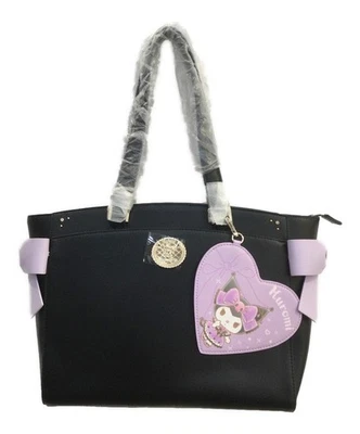Samantha Vega Tote Bag Black Purple Women Authentic - Image 1 of 4