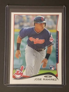 2014 Topps - Jose Ramirez #424 (RC) Rookie Card Guardians/Indians - Picture 1 of 2
