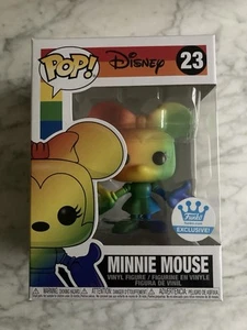 Funko Pop! Disney Minnie Mouse Pride Rainbow Funko Shop Exclusive - Picture 1 of 2
