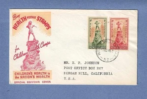 NEW ZEALAND - 1945 USED - HEALTH STAMPS FDC - SCOTT B26-B27 - N734 - Picture 1 of 1