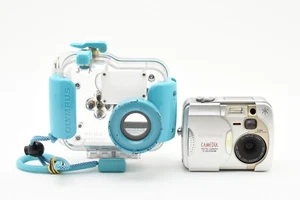 Olympus CAMEDIA C-40 Digital Camera w/ PT-012 Waterproof [Near MINT] From JAPAN - Picture 1 of 17