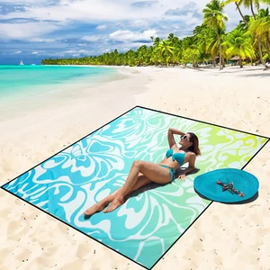 Beach Mat Sand proof Blanket Quick Dry Outdoor Picnic Mat Large Size 1-4 People - Picture 1 of 7