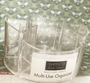 Swissco Acrylic 8” Round 7 Section Organizer. Es - Picture 1 of 3