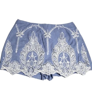 Forever 21 Skort Blue White Size Medium NEW - Picture 1 of 12