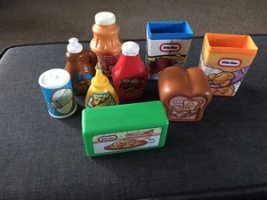 Rare Little Tikes Grocery Play Food Lot Please See All Pictures Cart Replacement - Picture 1 of 7