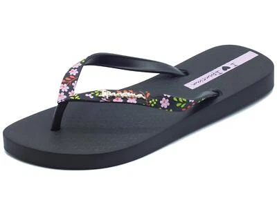Ipanema 83443 Duna Fem Black Infradito per Donna in gomma con zeppetta bassa - Imagen 1 de 3
