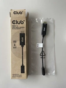 CLUB3D CAC-1333 - HDMI auf USB Typ-C 4K60Hz aktiver Adapter St./B. - - Bild 1 von 3