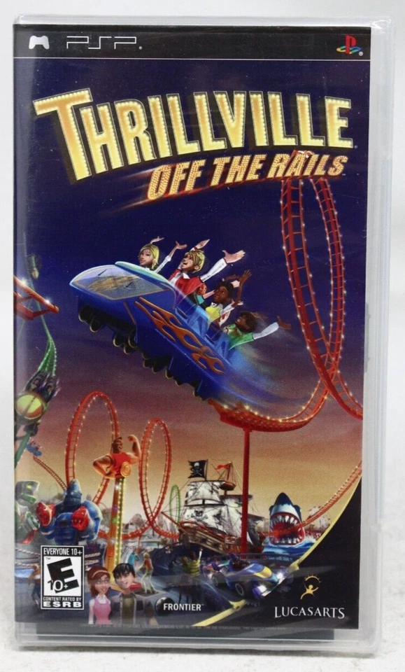 Thrillville: Off the Rails (Sony PSP, 2007) - New Sealed - Image 1 of 4