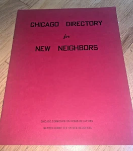 1959 CHICAGO DIRECTORY FOR NEW NEIGHBORS -  RICHARD J. DALEY  - Picture 1 of 12
