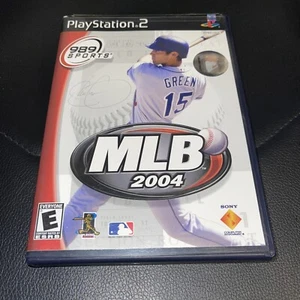 COQUE SONY PLAYSTATION 2 MLB 2004 uniquement ! PAS DE JEU - Photo 1/3