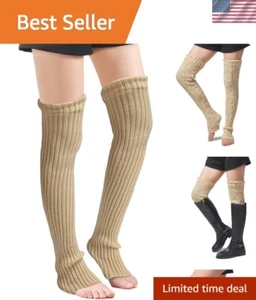 Warm and Stylish Acrylic Over-Knee Socks - Essential Winter Fashion Must-Have - Picture 1 of 7