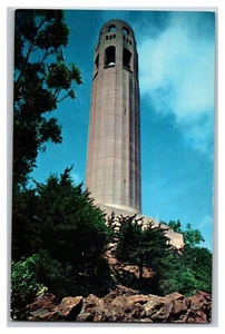Coit Tower San Francisco California CA UNP Chrome Postcard W26 - Picture 1 of 2