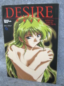 DESIRE Official Visual Collection Art Fan Book w/Poster Sega Saturn 1997 TK19